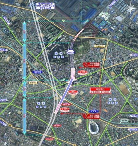 숭인지하차도 위치도 출처인천시